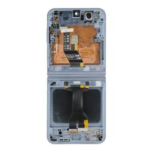 Service Pack - Battery and OLED Assembly With Frame Compatible for Samsung Galaxy Z Flip 6 5G (US & International) – Blue